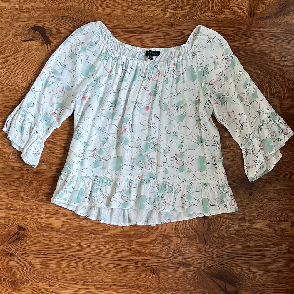 SANCTUARY: Floral Blouse